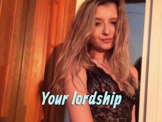 Your_lordship